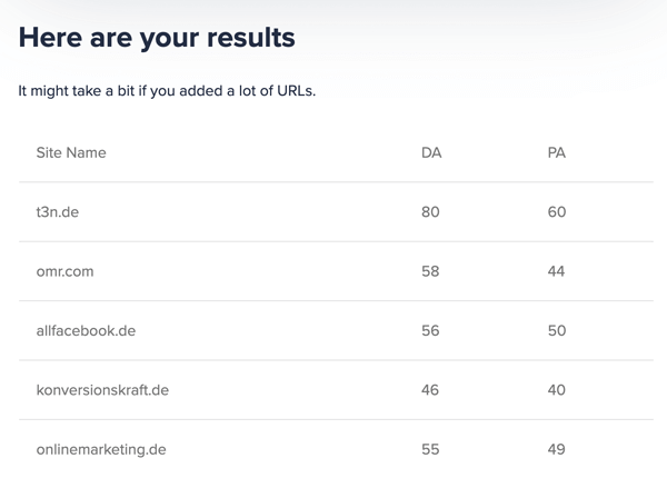 clickminded domain authority checker