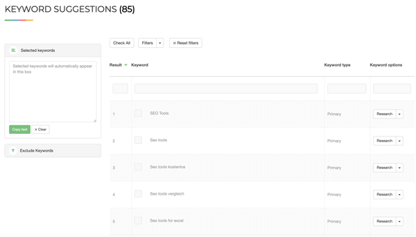 seo review tools