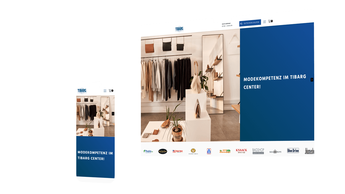 referenz webdesign tibarg center xperients digitalagentur