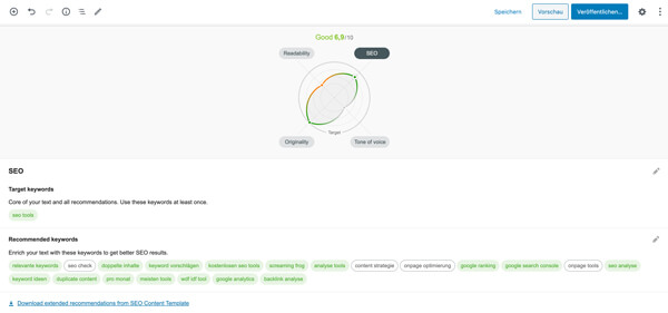 semrush writing assistant wordpress seo plugin