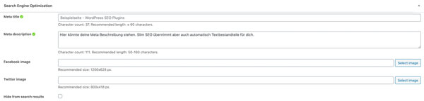 slim seo wordpress seo plugin