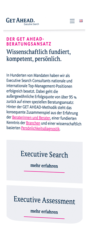 get ahead referenz ergebnis 2