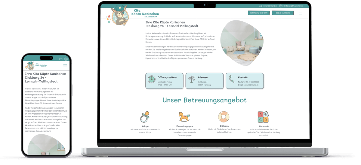 kaeptn kaninchen referenz ansatz standort profile xperients digitalagentur