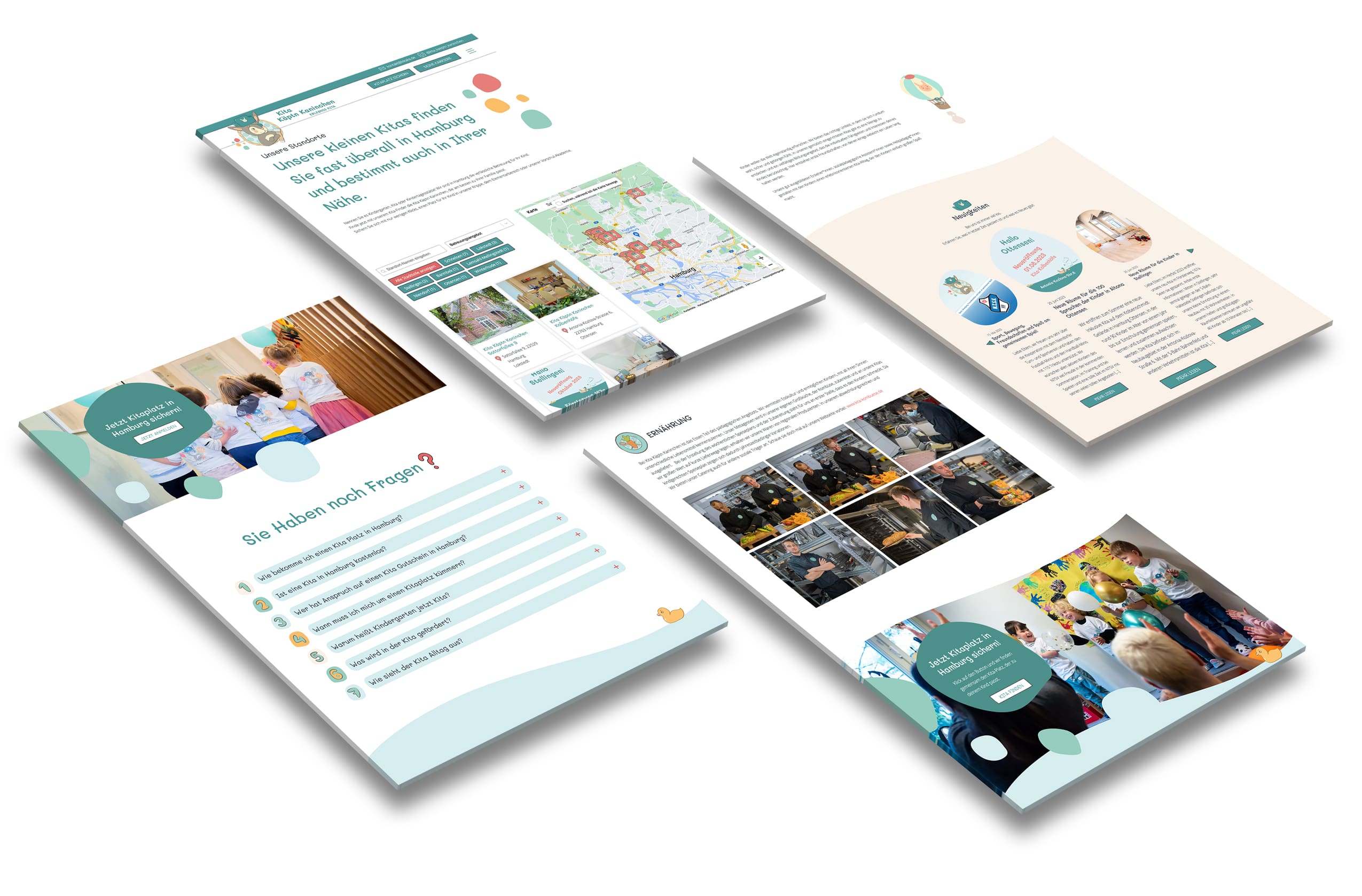 kaeptn kaninchen referenz screens xperients digitalagentur