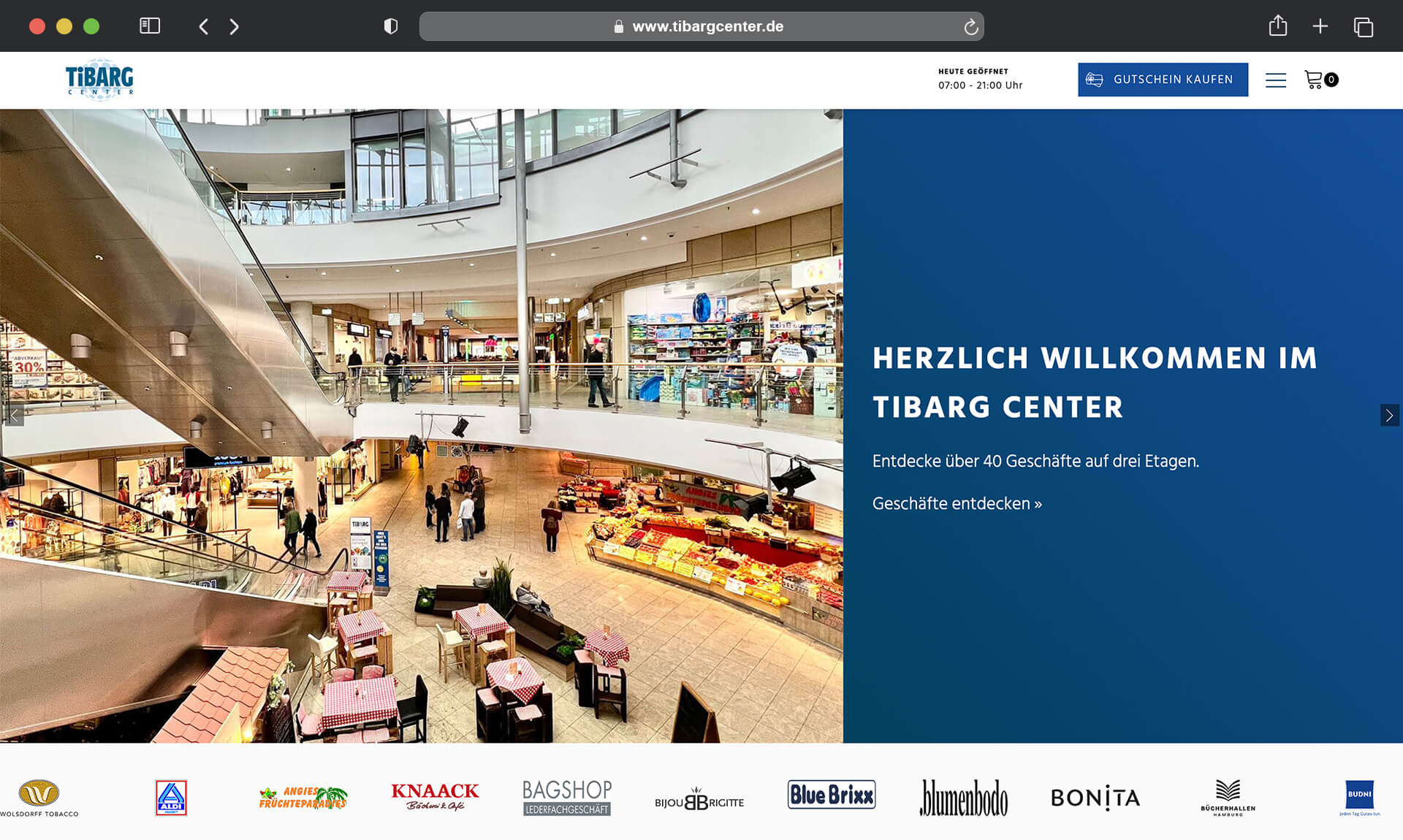 tibarg center referenz nachher neue website xperients