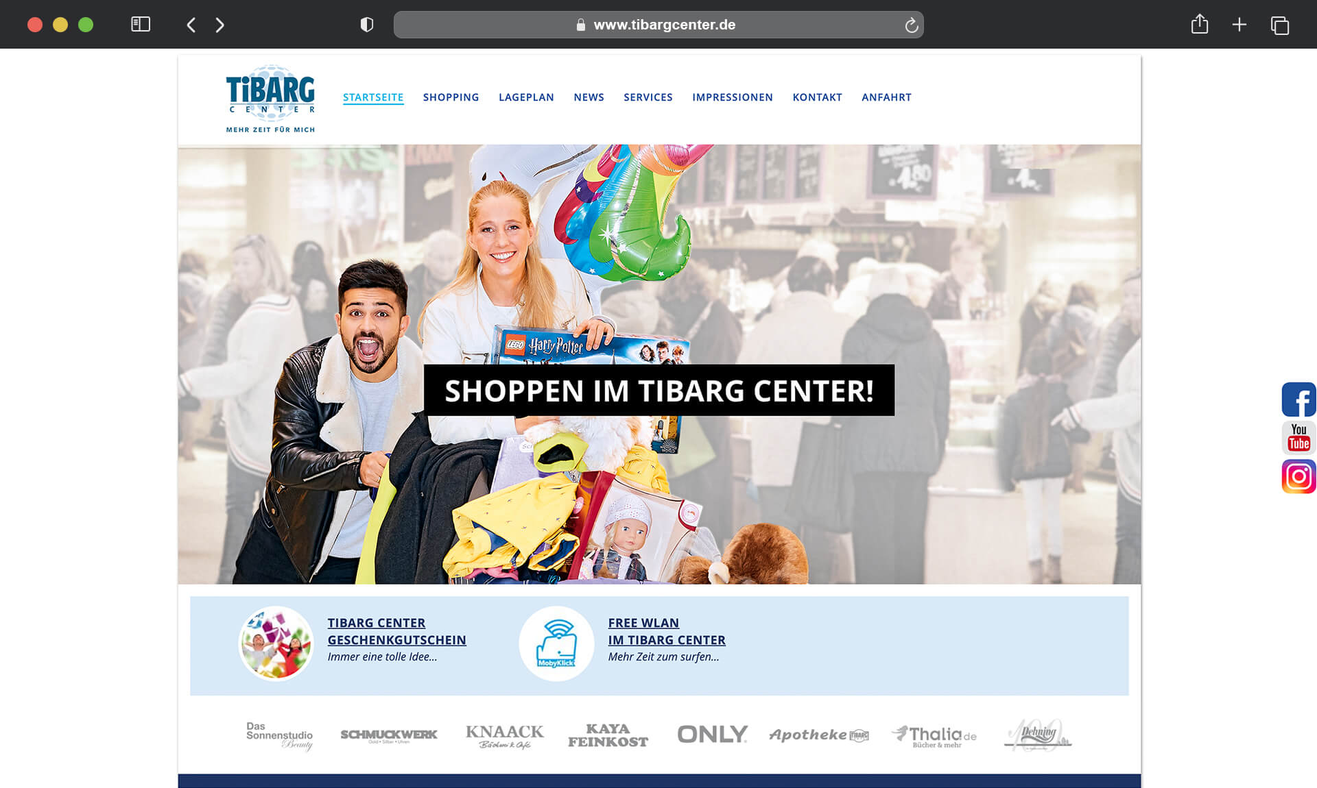 tibarg center referenz vorher alte website xperients