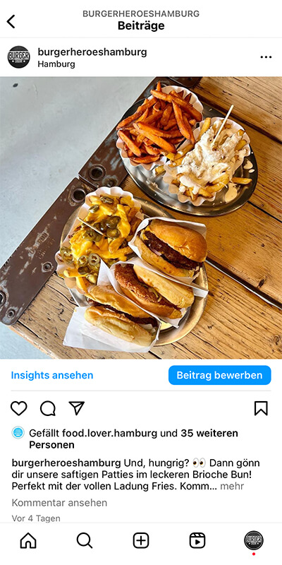 social media marketing referenz burger heros 12