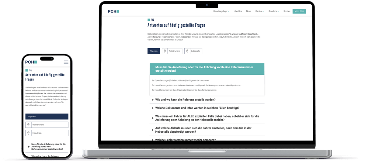 pch referenz ansatz faq
