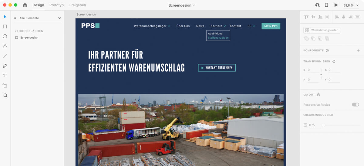 pps referenz ansatz design nach mass