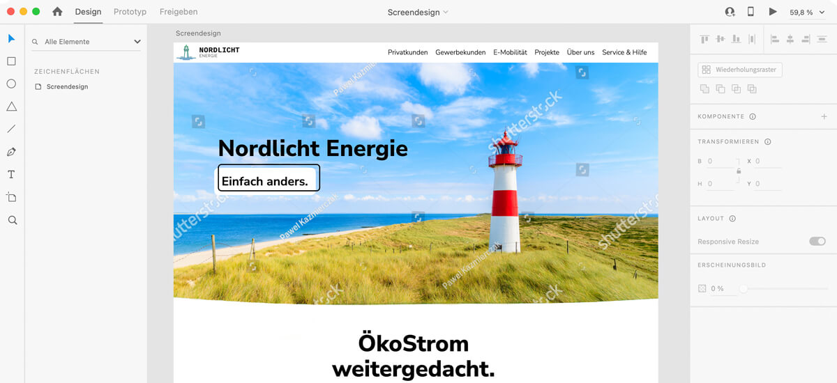 nordlicht energie referenz ansatz design nach mass